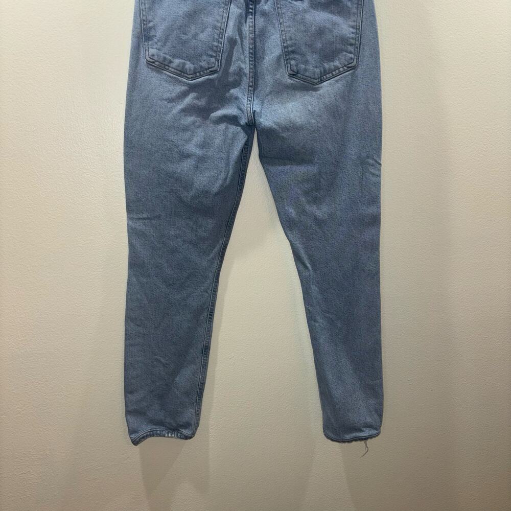 AGOLDE Nico High Rise Jeans- AGOLDE Slim Light Wash Premium Denim | Size 25 - Picture 7 of 11